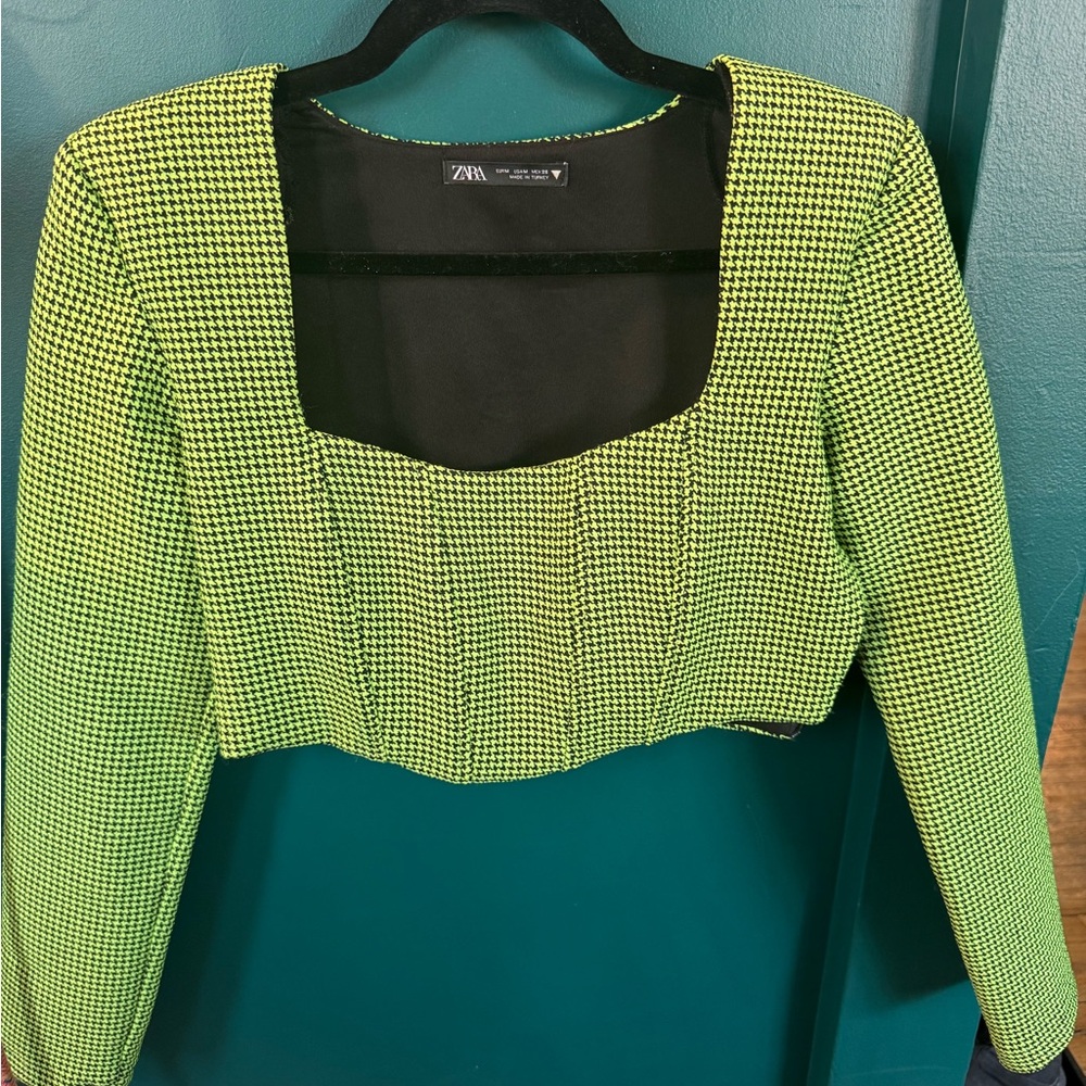 Zara Elegant 80s style Blouse